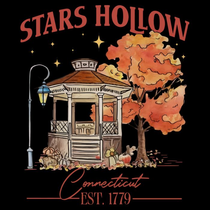 Stars Hollow Connecticut Est 1779 Drawstring Bag