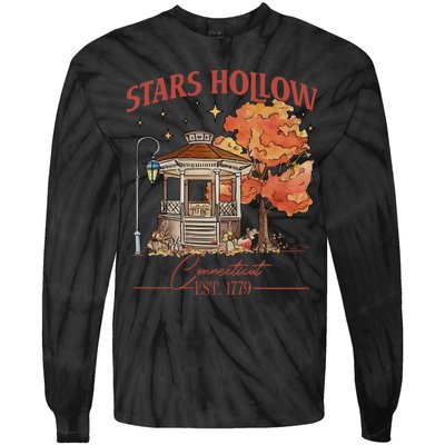 Stars Hollow Connecticut Est 1779 Tie-Dye Long Sleeve Shirt