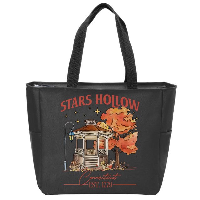 Stars Hollow Connecticut Est 1779 Zip Tote Bag