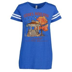 Stars Hollow Connecticut Est 1779 Enza Ladies Jersey Football T-Shirt