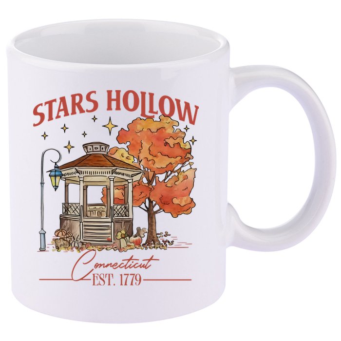 Stars Hollow Connecticut Est 1779 11oz C Handle Ceramic Mug