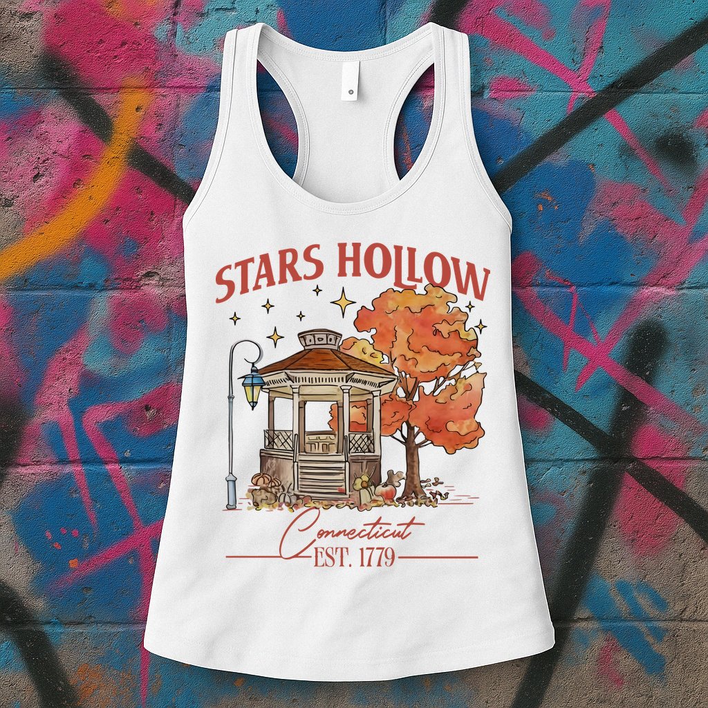 Stars Hollow Connecticut Est 1779 Womens Tank Top