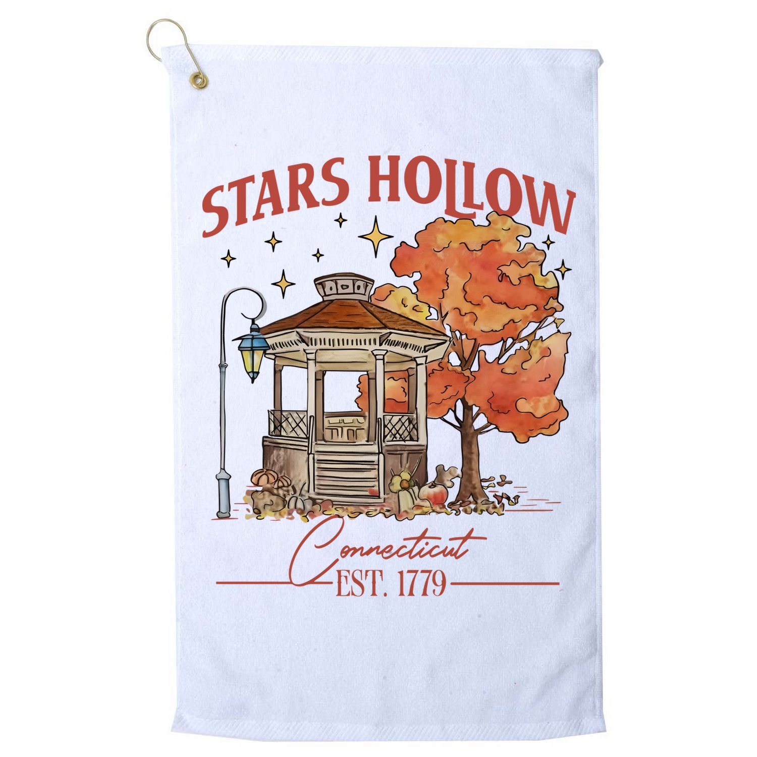 Stars Hollow Connecticut Est 1779 Golf Towel