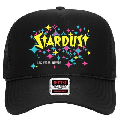 Stardust Hotel Casino Vintage Sign Retro Las Vegas High Crown Mesh Back Trucker Hat