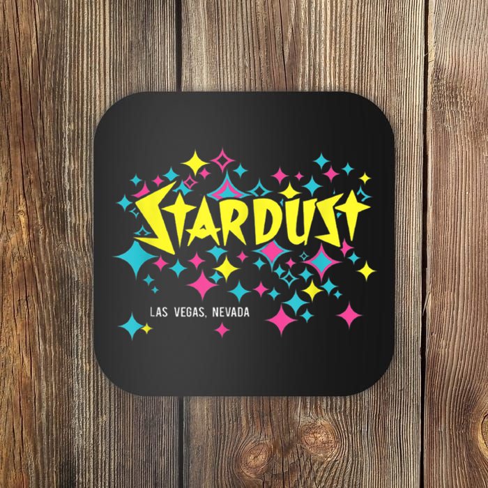 Stardust Hotel Casino Vintage Sign Retro Las Vegas Coaster