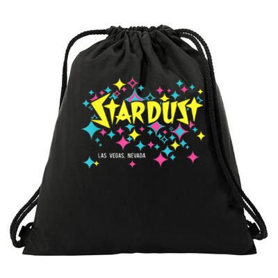 Stardust Hotel Casino Vintage Sign Retro Las Vegas Drawstring Bag