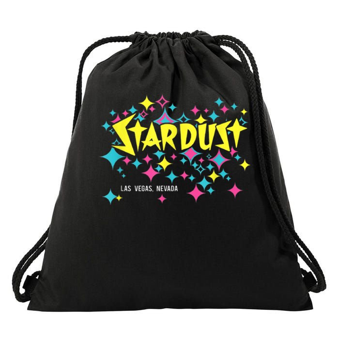 Stardust Hotel Casino Vintage Sign Retro Las Vegas Drawstring Bag