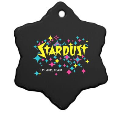 Stardust Hotel Casino Vintage Sign Retro Las Vegas Ceramic Star Ornament