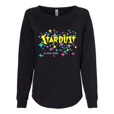 Stardust Hotel Casino Vintage Sign Retro Las Vegas Womens California Wash Sweatshirt