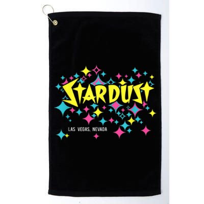 Stardust Hotel Casino Vintage Sign Retro Las Vegas Platinum Collection Golf Towel