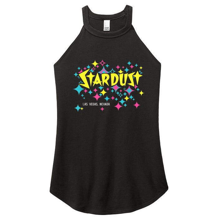 Stardust Hotel Casino Vintage Sign Retro Las Vegas Women's Perfect Tri Rocker Tank