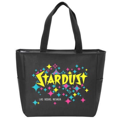 Stardust Hotel Casino Vintage Sign Retro Las Vegas Zip Tote Bag