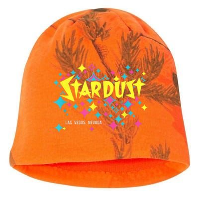 Stardust Hotel Casino Vintage Sign Retro Las Vegas Kati - Camo Knit Beanie