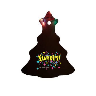 Stardust Hotel Casino Vintage Sign Retro Las Vegas Ceramic Tree Ornament