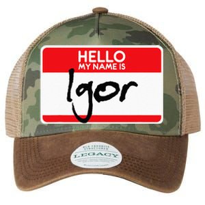 Simple Halloween Costume Idea Horror Film My Name Is Igor Legacy Tie Dye Trucker Hat