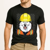 Siberian Husky Construction Worker Siberian Husky Dog Cooling Performance Crew T-Shirt