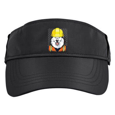 Siberian Husky Construction Worker Siberian Husky Dog Adult Drive Performance Visor