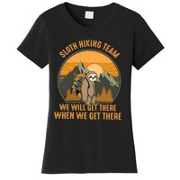 Sloth Hiking Camping Travel Nature Women's T-Shirt