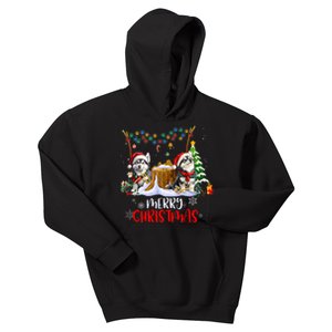 Siberian Husky Christmas Tree Decorations Dog Lover Xmas Kids Hoodie