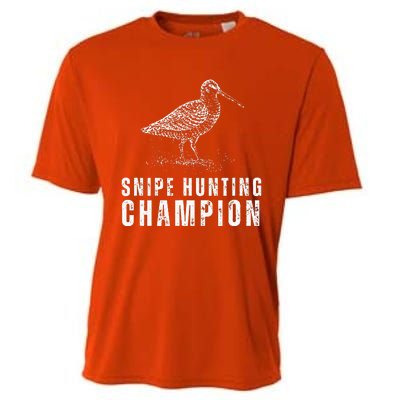 Snipe Hunting Champion Funny Hunting Cooling Performance Crew T-Shirt