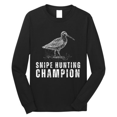 Snipe Hunting Champion Funny Hunting Long Sleeve Shirt