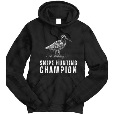 Snipe Hunting Champion Funny Hunting Tie Dye Hoodie