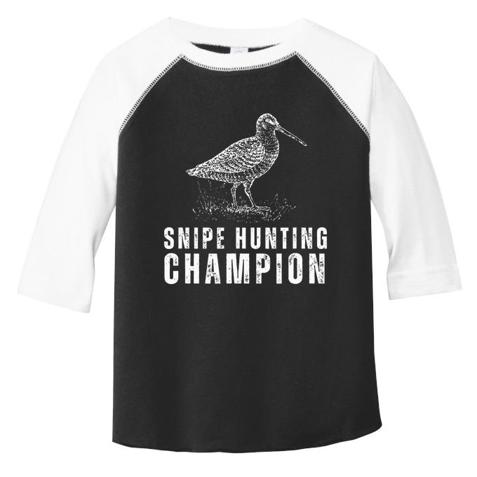 Snipe Hunting Champion Funny Hunting Toddler Fine Jersey T-Shirt