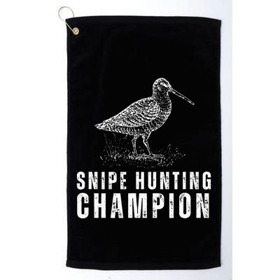 Snipe Hunting Champion Funny Hunting Golf Towel