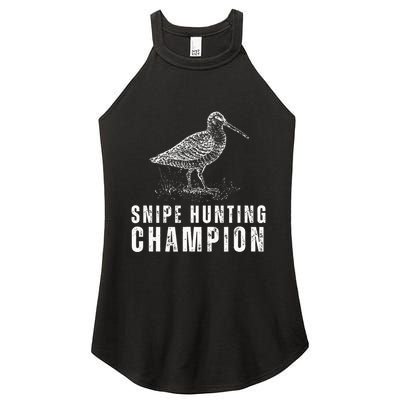 Snipe Hunting Champion Funny Hunting Women's Perfect Tri Rocker Tank