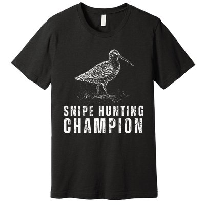 Snipe Hunting Champion Funny Hunting Premium T-Shirt