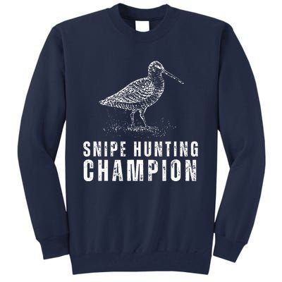 Snipe Hunting Champion Funny Hunting Tall Sweatshirt