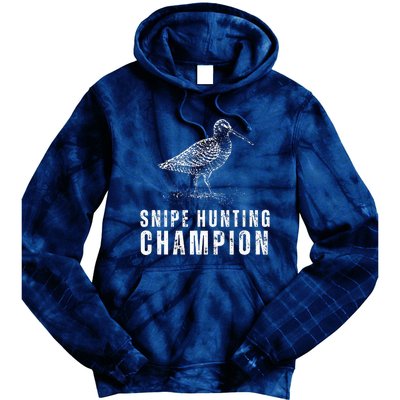 Snipe Hunting Champion Funny Hunting Tie Dye Hoodie