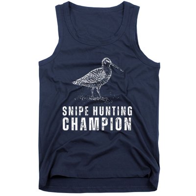 Snipe Hunting Champion Funny Hunting Tank Top