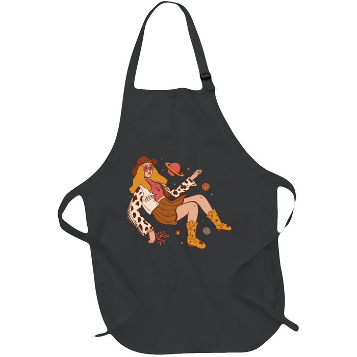 Space Hippie Cow Girl Apron