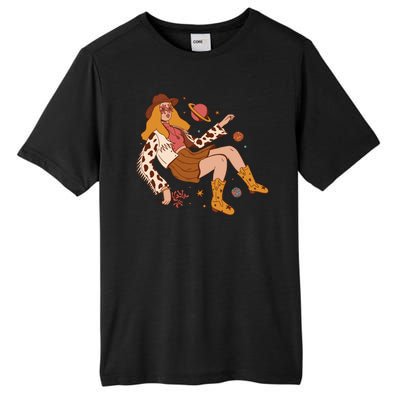 Space Hippie Cow Girl Tall Fusion ChromaSoft Performance T-Shirt