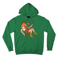 Space Hippie Cow Girl Hoodie