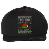 Santa Hat Christmas Light Fishing Claus Ugly Xmas Holiday Wool Snapback Cap