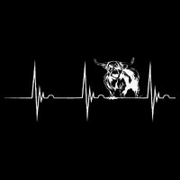Scottish Highland Cow Heartbeat EKG Pulse Highlander Cow Cooling Performance Crew T-Shirt