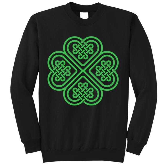 Shamrock Heart Celtic Knot Irish St. Patricks Day Sweatshirt