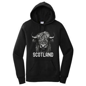 Scottish Highland Cow Scotland Trip Women's Pullover Hoodie