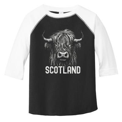 Scottish Highland Cow Scotland Trip Toddler Fine Jersey T-Shirt