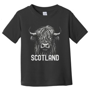 Scottish Highland Cow Scotland Trip Toddler T-Shirt