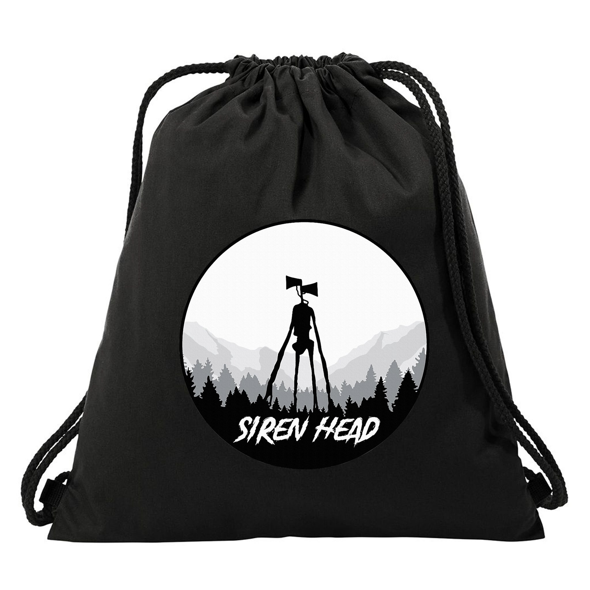 Siren Head Creepypasta Horror Sweet Or Treat Drawstring Bag