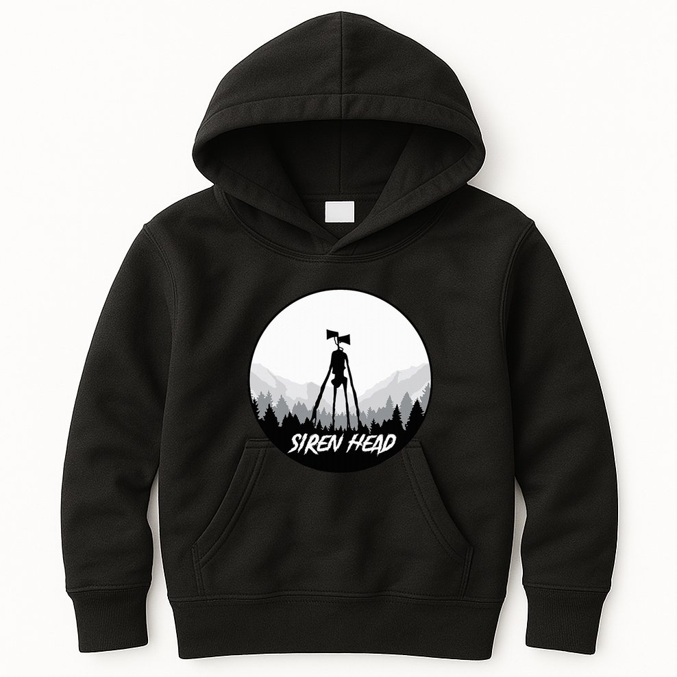 Siren Head Creepypasta Horror Sweet Or Treat Kids Hoodie