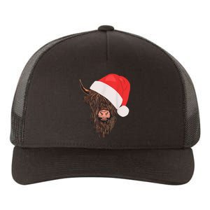 Scottish Highland Cattle Hairy Cow Farmer Christmas Hat Yupoong Adult 5-Panel Trucker Hat