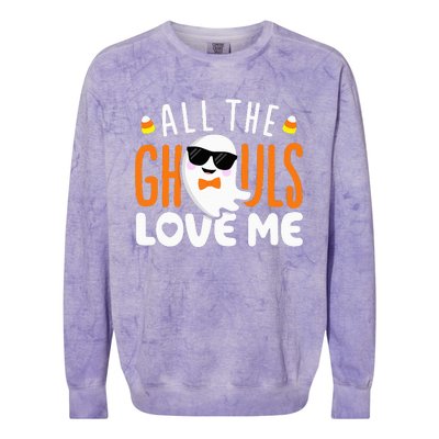 Spooky Halloween Costume Ghouls' Favorite Colorblast Crewneck Sweatshirt