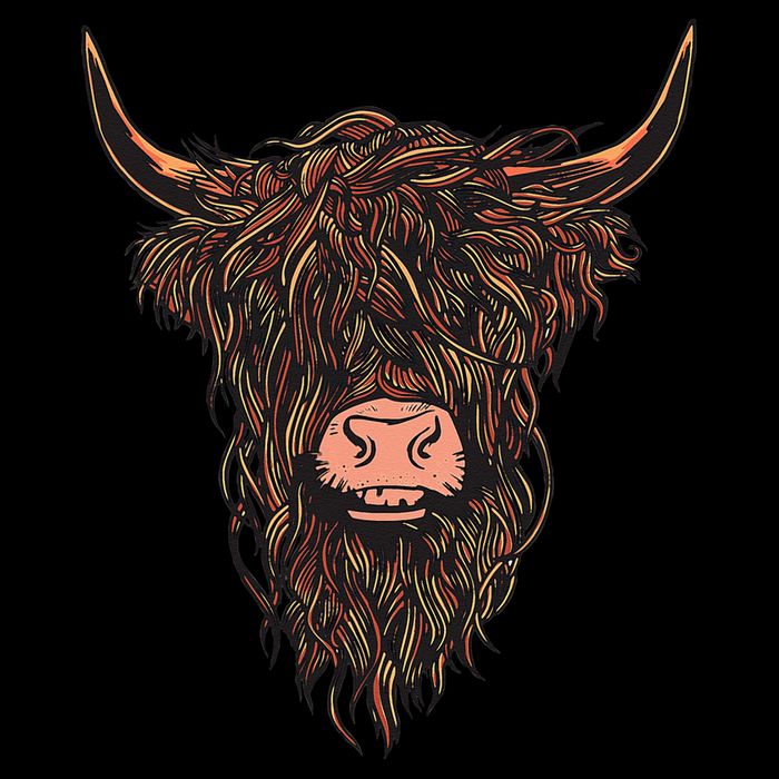 Scottish Highland Cattle Hairy Cow Breeders Farmer Farm Gift Zip Tote Bag