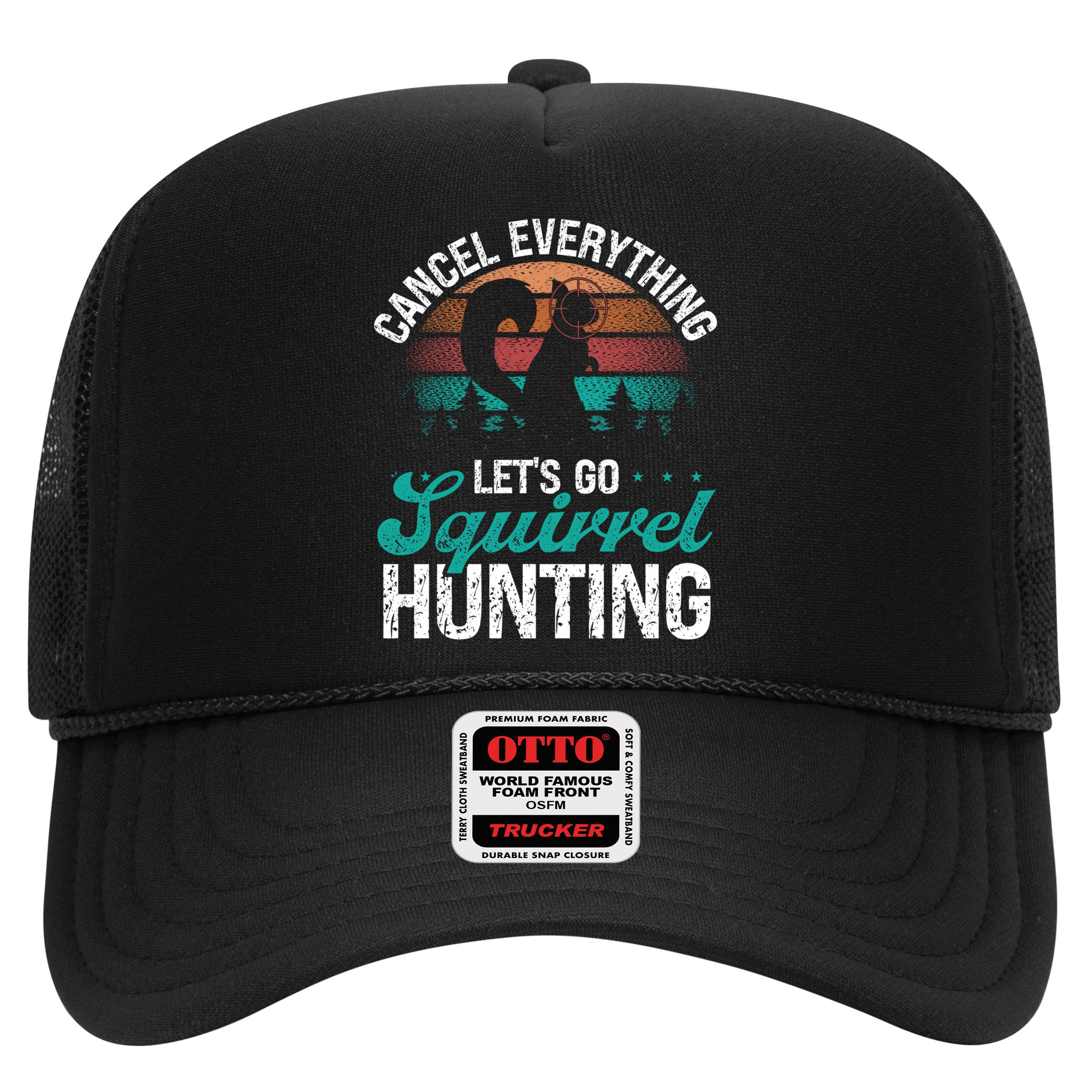 Squirrel Hunter Cancel Everything Vintage Squirrel Hunting Gift Hat