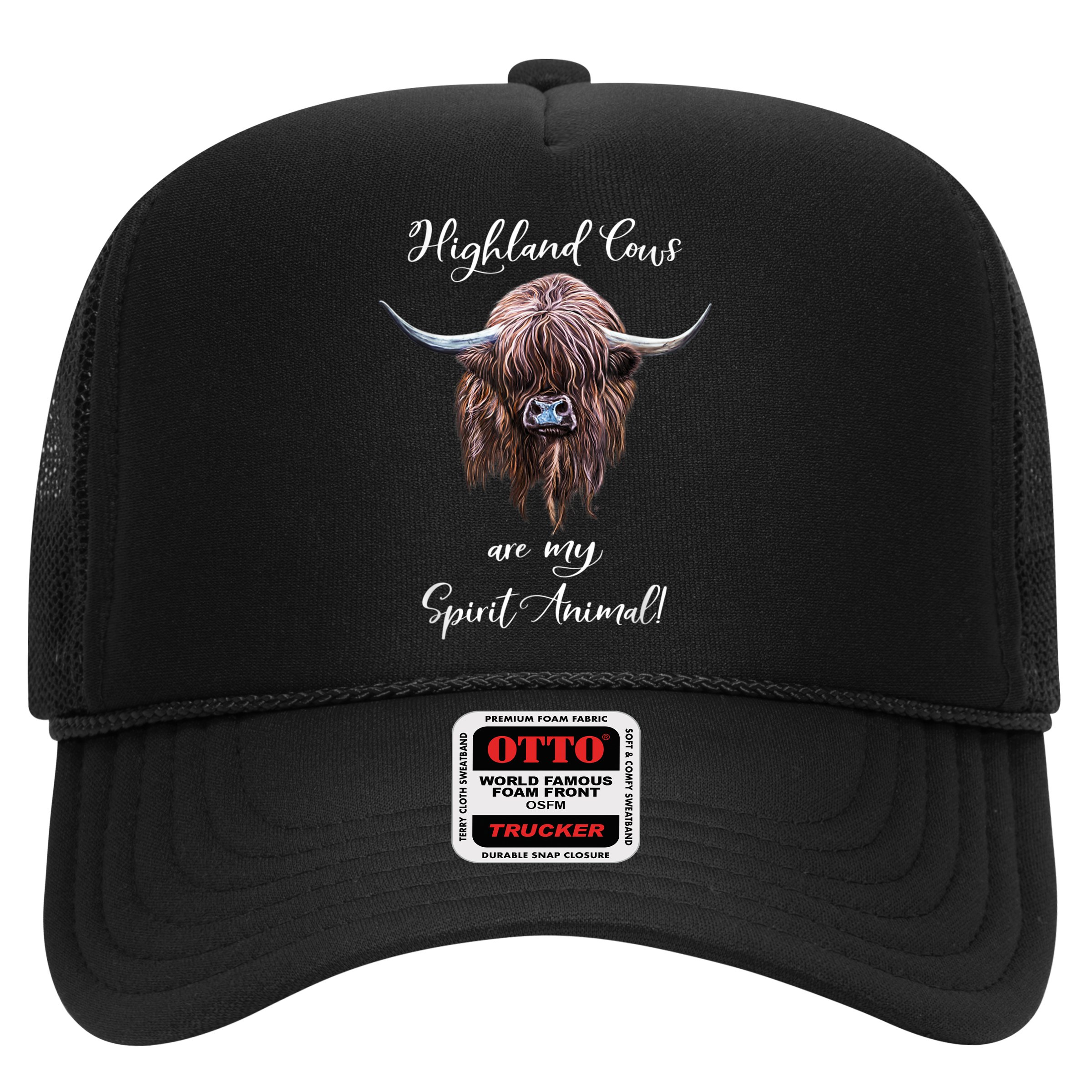 Scottish Highland Cow Spirit Animal Hat