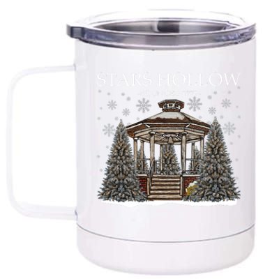 Stars Hollow Christmas Festival Christmas Tree Xmas Gilmore 12 oz Stainless Steel Tumbler Cup